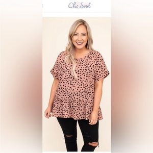 Chic Soul- Leopard- Wait Till You See My Moves Top